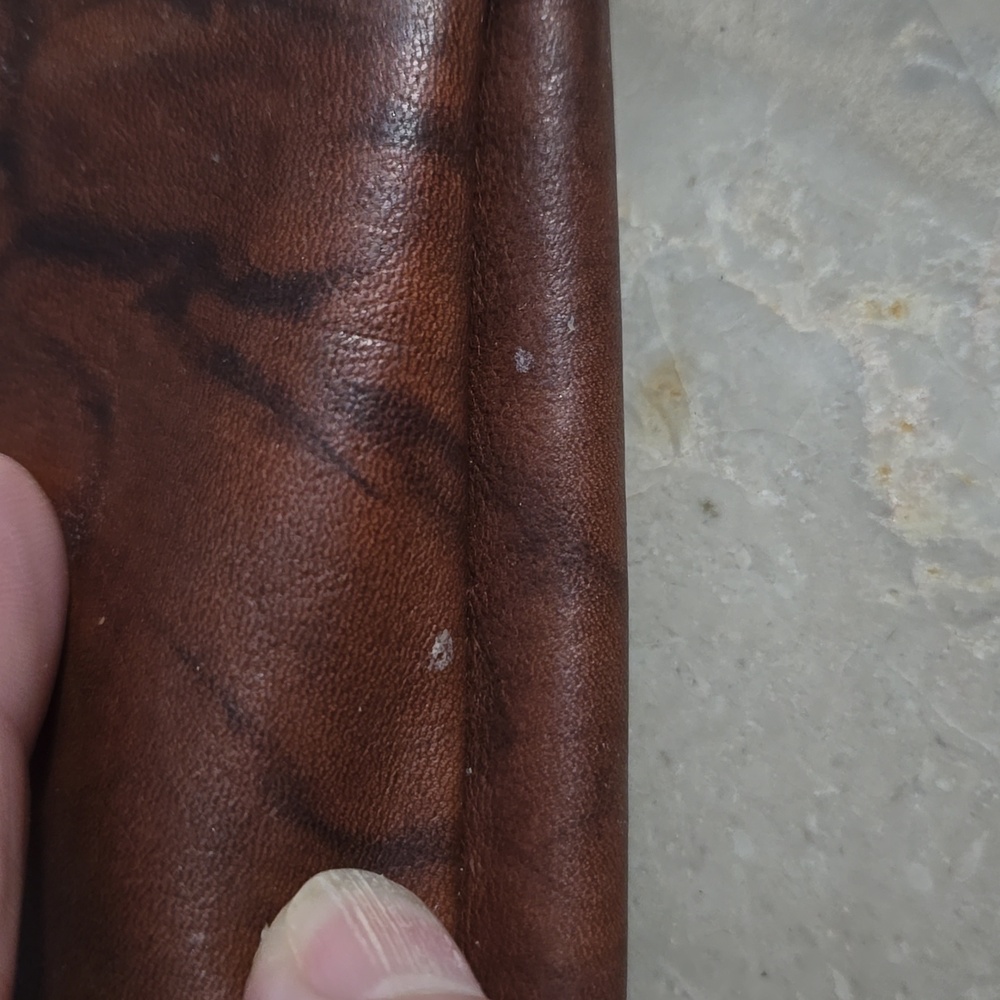 Buxton Top Grain Cowhide Leather Flower Embossed Kisslock Wallet - Picture 15 of 15